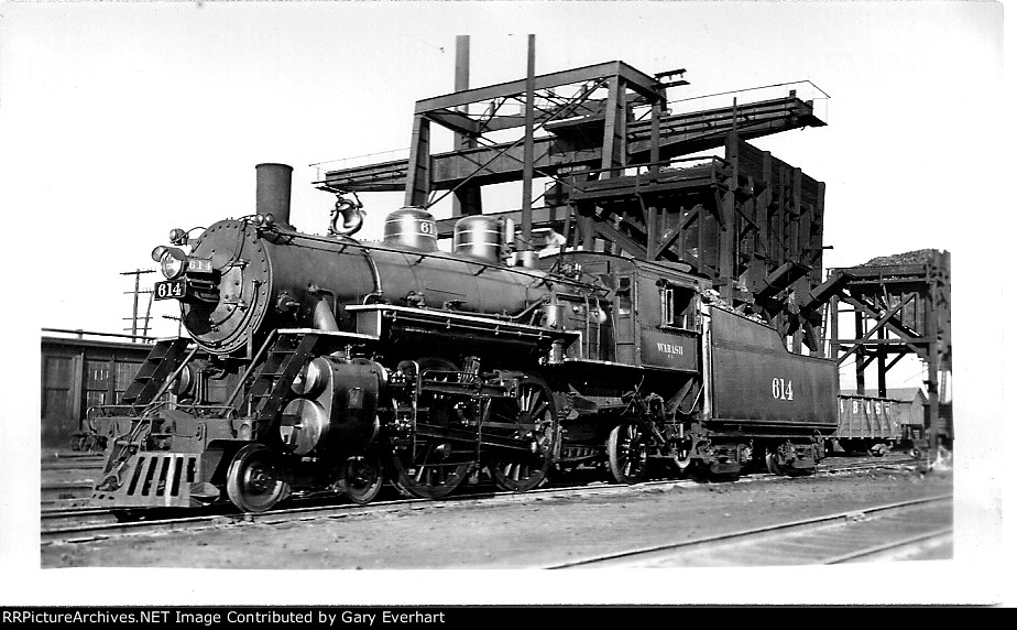 WAB 4-4-2 #614 - Wabash RR